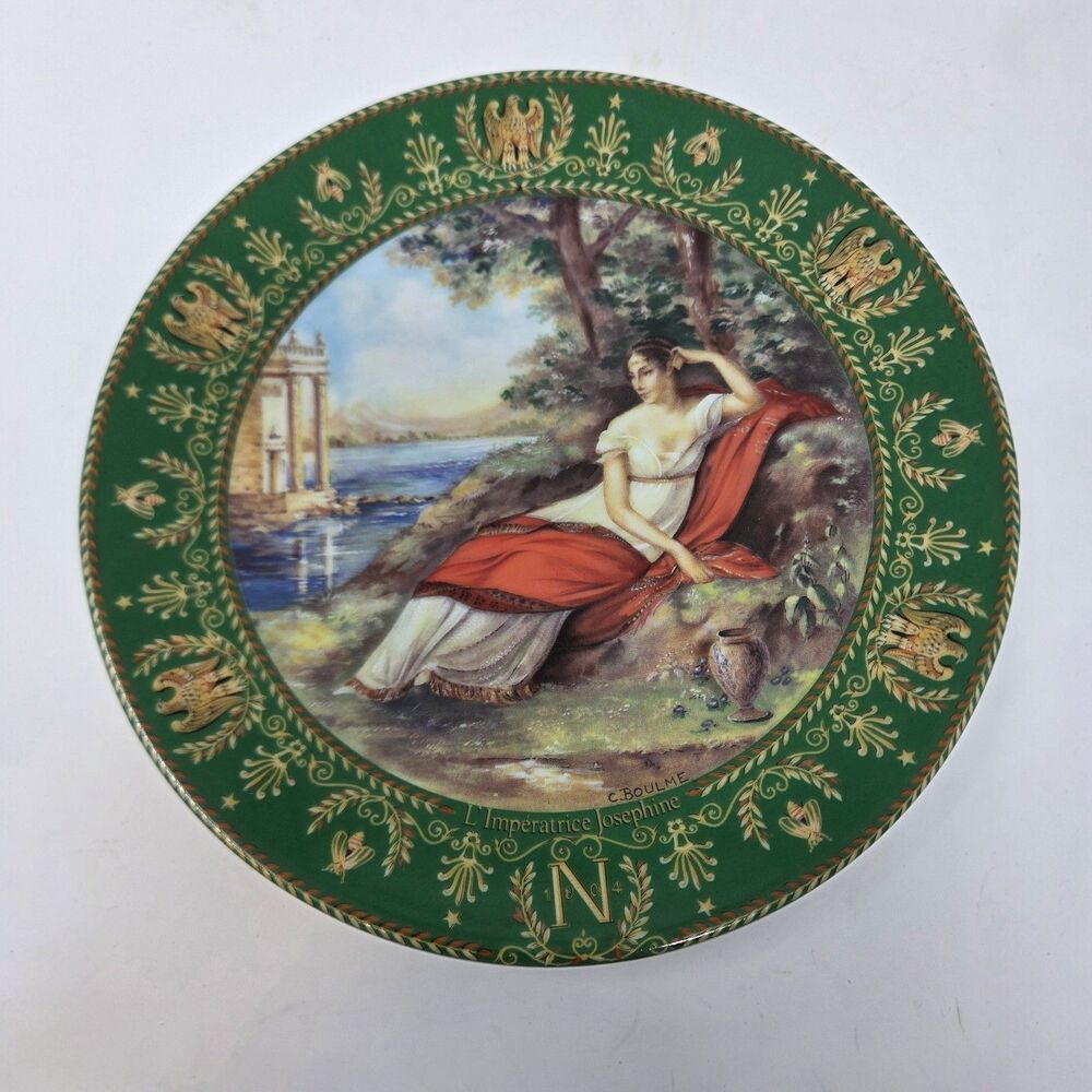 Limoges Plate L'Imperatrice Josephine Napoleon Boulme COA France